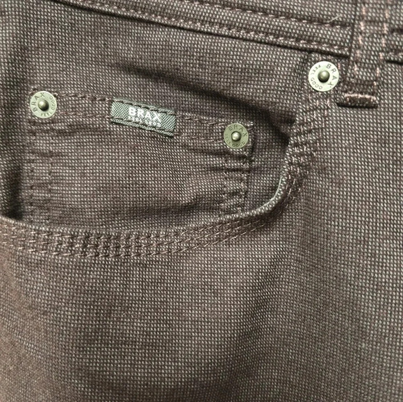 Men's BRAX Feel Good Cooper Fancy Straight Leg Jean Burgun Maroon - Size 30 x 34 - Picture 7 of 16